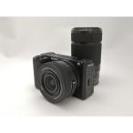 【中古】SONY VLOGCAM ZV-E10 II ダブルズームレンズキット ブラック ZV-E10M2X(B)【新宿2】保証期間１ヶ月【ランクA】
