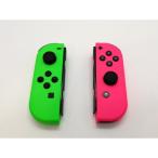 【中古】Nintendo Switch Joy-Con (L)ネオングリーン/(R) ネオンピンク [コントローラー] HAC-A-JAFAA【高崎モントレー】保証期間１週間【ランクA】