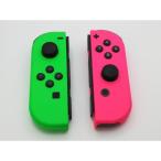 【中古】Nintendo Switch Joy-Con (L)ネオングリーン/(R) ネオンピンク [コントローラー] HAC-A-JAFAA【新橋烏森通り】保証期間１週間【ランクB】