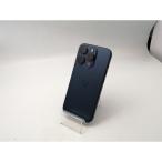 【中古】Apple docomo 【SIMフリー】 iPhone 15 Pro 256GB ブルーチタニウム MTUG3J/A【大阪堂島】保証期間１ヶ月【ランクC】