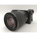 【中古】SONY α6400 高倍率ズームレンズキット ILCE-6400M ブラック【新宿2】保証期間１ヶ月【ランクA】