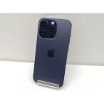 【中古】Apple 国内版 【SIMフリー】 iPhone 14 Pro 128GB ディープパープル MQ0F3J/A【仙台イービーンズ】保証期間１ヶ月【ランクC】