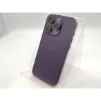 【中古】Apple 国内版 【SIMフリー】 iPhone 14 Pro 256GB ディープパープル MQ1E3J/A【高崎モントレー】保証期間１ヶ月【ランクC】