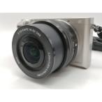 【中古】SONY α6000 パワーズームレンズキット ILCE-6000L シルバー【川崎駅前】保証期間１ヶ月【ランクC】