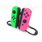 【中古】Nintendo Switch Joy-Con (L)ネオングリーン/(R) ネオンピンク [コントローラー] HAC-A-JAFAA【中野】保証期間１週間【ランクB】