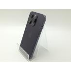 【中古】Apple 国内版 【SIMフリー】 iPhone 14 Pro 256GB ディープパープル MQ1E3J/A【秋葉本店】保証期間１ヶ月【ランクC】