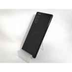 【中古】SONY au 【SIMロック解除済み】 Xperia 5 SOV41 ブラック【新宿】保証期間1ヶ月【ランクC】