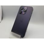 【中古】Apple 国内版 【SIMフリー】 iPhone 14 Pro 128GB ディープパープル MQ0F3J/A【柏】保証期間１ヶ月【ランクC】