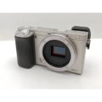 【中古】SONY α6000 ボディ ILCE-6000 シルバー【新宿2】保証期間１ヶ月【ランクB】