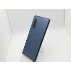 【中古】SONY SoftBank 【SIMロック解除済み】 Xperia 5 ブルー 6GB 64GB 901SO【新橋烏森通り】保証期間１ヶ月【ランクC】