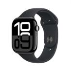 ショッピングapple watch 【未使用】Apple Apple Watch Series10 46mm GPS ジェットブラックアルミニウムケース/ブラックスポーツバンド (S/M) MWWP3J/A【秋葉4号】保証期間３ヶ月