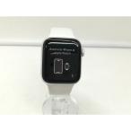 [ б/у ]Apple Apple Watch SE 44mm GPS серебряный aluminium / спорт частота белый [ Sapporo ] гарантийный срок 1 неделя [ разряд C]