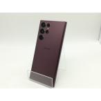 【中古】【赤ロム保証あり】SAMSUNG docomo 【SIMフリー】 Galaxy S22 Ultra バーガンディ 12GB 256GB SC-52C【福岡筑紫】保証期間1ヶ月【ランクB】
