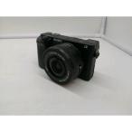 【中古】SONY α6300 パワーズームレンズキット ILCE-6300L ブラック【札幌】保証期間１ヶ月【ランクB】