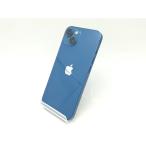 【中古】Apple au 【SIMフリー】 iPhone 13 256GB ブルー MLNM3J/A【広島】保証期間1ヶ月【ランクC】