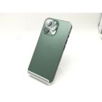 【中古】Apple 国内版 【SIMフリー】 iPhone 13 Pro 128GB アルパイングリーン MNDX3J/A【広島】保証期間１ヶ月【ランクC】