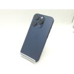 【中古】Apple 国内版 【SIMフリー】 iPhone 15 Pro 128GB ブルーチタニウム MTUA3J/A【広島】保証期間１ヶ月【ランクB】