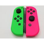 【中古】Nintendo Switch Joy-Con (L)ネオングリーン/(R) ネオンピンク [コントローラー] HAC-A-JAFAA【吉祥寺】保証期間１週間【ランクB】