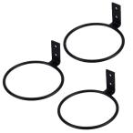 フラワーハンガー 3個セット フラワーポット ウォールハンギング ホルダー リング ブラケット プランター フックハンガー