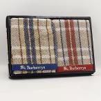  не использовался товар Burberry BB720 с ящиком красный × синий полотенце для лица 2 листов OGH 2000000