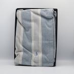  с коробкой хорошая вещь Polo Ralph Lauren махровое покрывало хлопок 100% 100×140 см голубой цвет INB 2000000 NSK