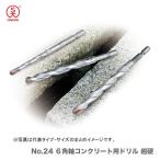 〈大西〉No.24 ６角軸コンクリート用ドリル　12.7mm　JAN：4957934221277