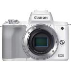 ショッピングEOS Canon キヤノン ミラーレス一眼カメラ EOS Kiss M2 ボディー ホワイト 新品