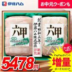 お中元 2025 ハム ギフト セット 食べ物 贈り物 食品 グルメ ロースハム 伊藤ハム 神戸 六甲 送料無料 RMB-501 爆買