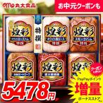 お中元 御中元 2025 ハム ギフト セット 食べ物 贈り物 食品 グルメ ロースハム 丸大食品 丸大ハム 煌彩 送料無料 MV-756