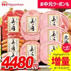 お中元 御中元 2025 ハム ギフト セット 食べ物 贈り物 食品 グルメ ウインナー ソーセージ 日本ハム 美ノ国 北海道 プレミアム 美しの国 美の国 UKH-48