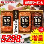 お歳暮 御歳暮 2025 ハム ギフト セット ロースハム 焼豚 ブロック プリマハム 鹿児島県産 恵味の黒豚 食品 食べ物 グルメ 送料無料 BP-57