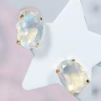 K180.8ctオパールピアス18...