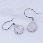 PT1.4ctオパールピアスペアシ...