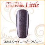 Yahoo! Yahoo!ショッピング(ヤフー ショッピング)カラージェル LED UV ソークオフ5ml リトルシャイニーダークグレー平筆A262
