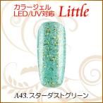 Yahoo! Yahoo!ショッピング(ヤフー ショッピング)カラージェル LED UV ソークオフ5ml リトルスターダストグリーン平筆A43