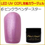 カラージェル LED UV ジェルネイル ソークオフ5ml No.6 ピンクラベンダースター