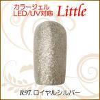 Yahoo! Yahoo!ショッピング(ヤフー ショッピング)カラージェル LED UV ソークオフ5ml リトルロイヤルシルバー平筆R97