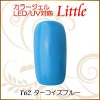 Yahoo! Yahoo!ショッピング(ヤフー ショッピング)カラージェル LED UV ソークオフ5ml リトルターコイズブルー平筆T62
