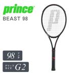  Prince Prince BEAST 98 Be -тактный 98 бейсбол теннис ракетка 98 flat person дюймовый 300g TeXtreme Twaron твердый hita- энергия контроль удар лампочка чувство 16×20 7TJ106