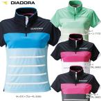 DIADORA  TENNIS(テニスウェア) 女性用 W ゲームシャツ ITF・JTA服装規定適応商品（ジップ付　Tシャツ 半袖） TL6343【16SS】