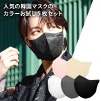 KF94 チャームゾーン トーンアップフィットマスク ブラックラベル ライト【カラーお試し5枚セット Lサイズ】立体 大人用 不織布 CHARMZONE