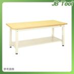 【直送品】 サカエ SAKAE 重量作業台KWタイプ中板2枚付 KWG-128T1I
