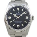 ロレックス Rolex 腕時計 エクスプローラーI 14270 A番 1998-1999年製 ブラック文字盤 夜光針/インデックス SS 自動巻き