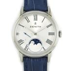 ゼニス ZENITH 腕時計 エリート ムーンフェイズ 03.2330.692/02.C714 シルバー文字盤 ローマンインデックス ムーンフェイズ
