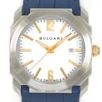 ブルガリ BVLGARI 腕時計 オクト BGO41S/BGO41WSLD デイト 裏スケ ピンクゴールドインデックス/針 オクタゴナルケース ホワイ