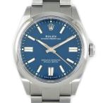 ロレックス Rolex 腕時計 オイスターパーペチュアル 41 134300 ルーレット刻印 ランダムシリアル メッドブルー文字盤 夜光インデックス