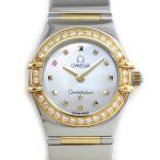 オメガ OMEGA 腕時計 コンステレーション マイチョイス ミニ 1365.71.0?0 ダイヤベゼル ホワイト マザーオブパール文字盤 K18YG