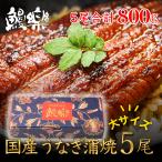 うなぎ 母の日 鰻楽 国産 蒲焼 長焼5尾 セット 鰻 ウナギ 蒲焼き 冷凍 真空パック 食品 ギフト プレゼント 60代 70代 80代