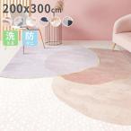ラグ カーペット ラグマット 3畳 洗える おしゃれ 低反発 北欧 防ダニ 撥水 滑り止め付 床暖対応 インテリア 防音 抗菌 サラサラ オールシーズン リビング
