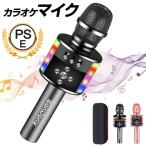 カラオケマイク bluetooth ワイヤレスマイク 家庭用 高音質 スピーカー内蔵 ノイズキャンセリング LEDライト付き 技適マーク取得 家庭用 Bluetooth スピーカー